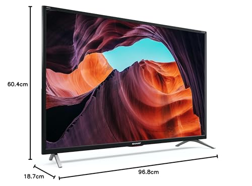 SHARP 43BL6EA Android TV 109 cm (43 Zoll) 4K Ultra HD LED Fernseher (Smart TV, Harman Kardon, Google Assistant) Energieklasse g, schwarz SHARP 43BL6EA Android TV 109 cm (43 Zoll) 4K Ultra HD LED Fernseher (Smart TV, Harman Kardon, Google Assistant) Energieklasse g, schwarz
