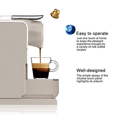 ACCLD Persönliche Kapselkaffeemaschine, Automatische Schaummilch, Cappuccino- Und Lattekaffee, One-Touch-Kaffeemaschine – Bild 5