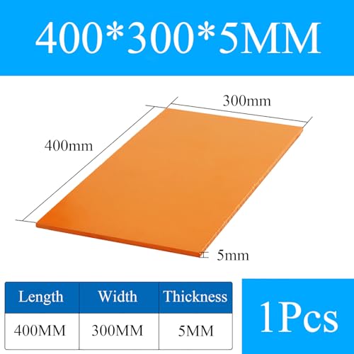 COYOUCO Bakelite Phenolic Laminated Resin Board Sheet for Electrical And Electronic Fixtures, DIY And Crafts, 4/5/6 X 400 X 300Mm,400 * 300 * 5mm