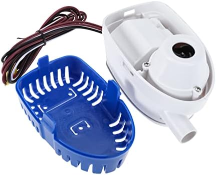 skyehomo Automatic Submersible Boat Bilge Water Pump, 12V Automatic Bilge Pump ,Bilge Water Pump with Auto Float Switch (760 GPH)