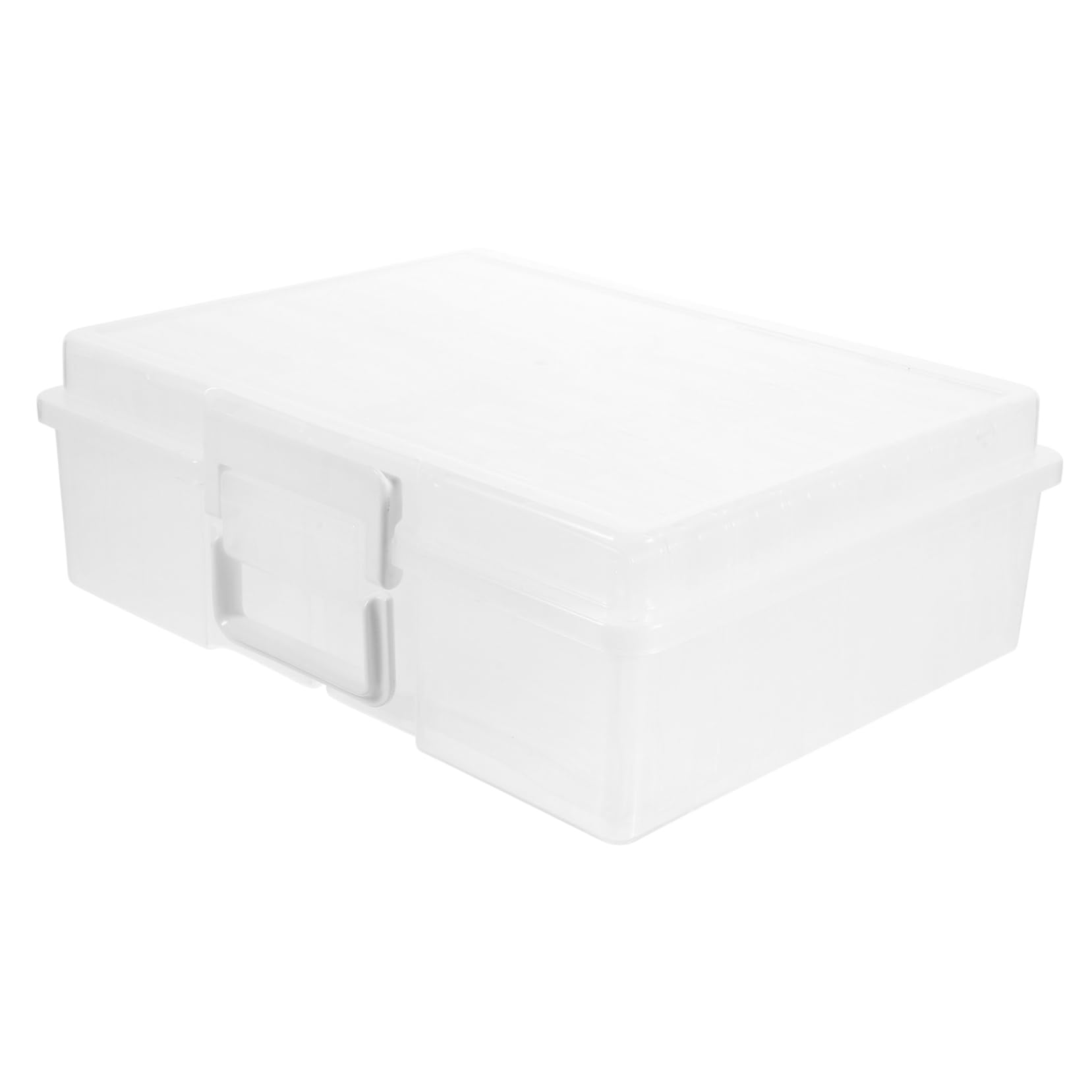 Unomor 1 Set Box Pp Photo Case Greeting Card Organizer Photos Carry Case Photos Holding Case Transparent