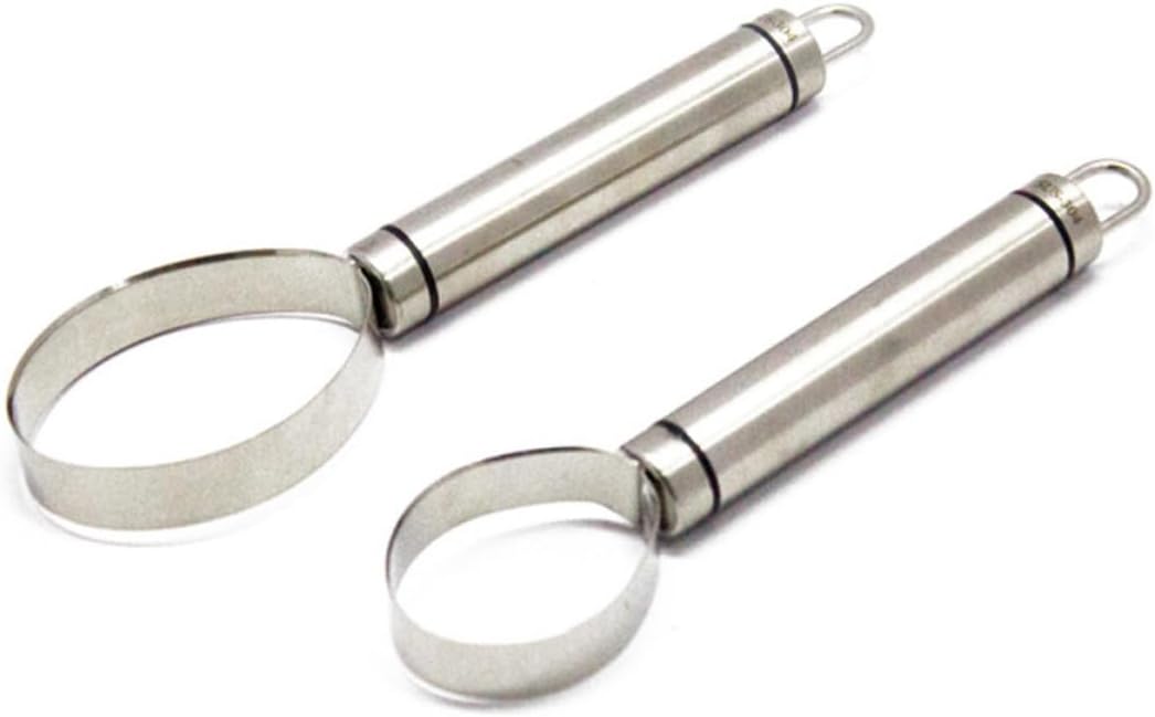 3pcs Stainless Steel Fruit Depulper Set with Multi Functional Cutter
