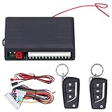 【Desbloqueo / bloqueo automático】 Car Remote Control Central admite el desbloqueo y bloqueo automático del control remoto y el bloqueo automático de la puerta central. Con indicador LED y salida de alarma.