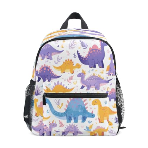 Sac d'école maternelle dinosaure pourpre pour les sorties de votre enfant