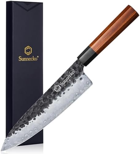 Sunnecko 8 Inch Chef Knife Professional Gyuto Knife | High Carbon...