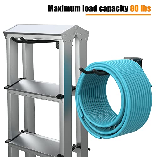 Dobures 2Pcs Garage Hooks Heavy Duty Hooks, Hanger Rack Garage Wall Storage Hangers Wall Mount Organizer To Hang Chairs, Strollers, Power Tools, Garden Tools, Tire And More #TOP2