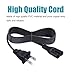 Power Cord Replacement for HP Tango X Smart Home Printer 2 Prong 8Ft Power Cord AC Cable