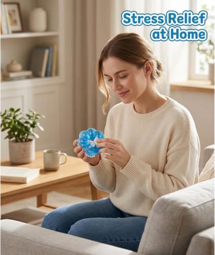 Image of 3PCS Taba Squishy Cat Paw, Taba Squishy for Relaxing Sensory Fidget Pinch Family for Kids Cat Paw Squeeze Cute Beautiful Cat Paw (Blue 3)