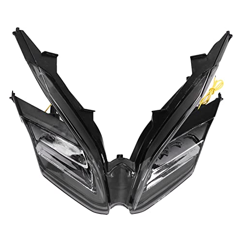 Aramox Motorcycle Taillight, 5-12V Motorcycle LED Tail Light Turn Light, Motorcycle Brake Light Driving Light, Compatible with 899 959 1199 S R 1299 Panigale (Smoky)