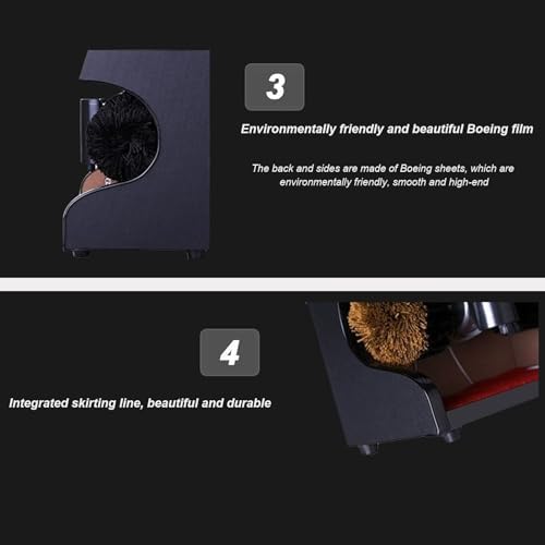 Automatic Electric Shoe Shine Machine - Induction Cleaning Device for Home & Commercial Use, Efficient & Convenient Shoe Care Solution, Fast & Easy Shine Maintenance