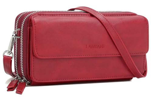 Lanyani Small Crossbody Bags For Women RFD Phone Purse wallet Shoulder Handbags With Wristlet by Lanyani - Used condition - US$18.09