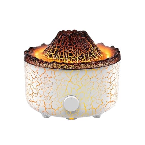 Feriany Humidificadores de Aire de Aromaterapia de Lava, Difusor de Aceites Esenciales con Difusor de Luz Ambiental para Dormitorio, Oficina, Enchufe de la UE