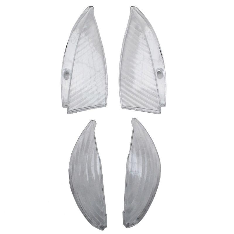 cyclingcolors 4x cabochon clignotant avant arrière protection plastique moto scooter mobylette compatible avec peugeot vivacity