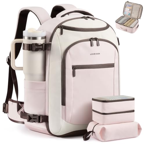 Image of LOVEVOOK 50L Travel Backpack for Women & Men, Airline Approved Carry On Bag