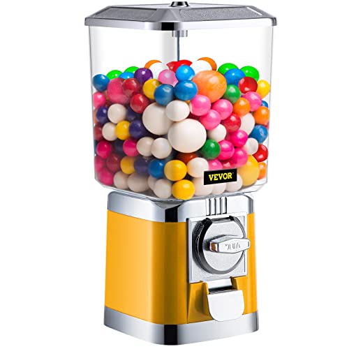 VEVOR Vending Machine, Classic Gumball Bank, Huge Load Capacity Candy Gumball Machine, Mini Vending Machines, Gumball Dispenser Machine for Kids, Perfect for Birthdays, Christmas and Kiddie Parties