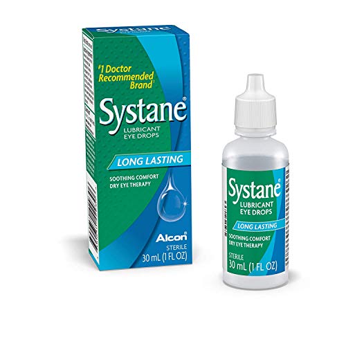 Systane Lubricant Eye Drops, Long Lasting - 1 fl oz, Pack of 5