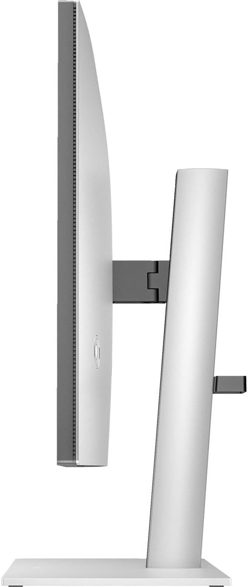 Rear view of the HP 727pm monitor showing various input ports
