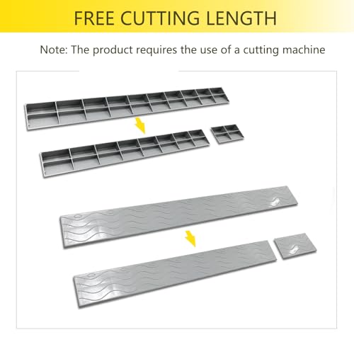 Threshold Ramps for Doorways, Portable Curb Ramp Wheelchair Ramps for Home Steps, Rise Channel for Bicycles Scooters Luggage (99x12x5.5cm(39x4.7x2.2in)) by Hcduvso - Image 3