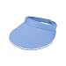 MG Women's Cotton Twill Clip-On Visor-4115-L.Blue