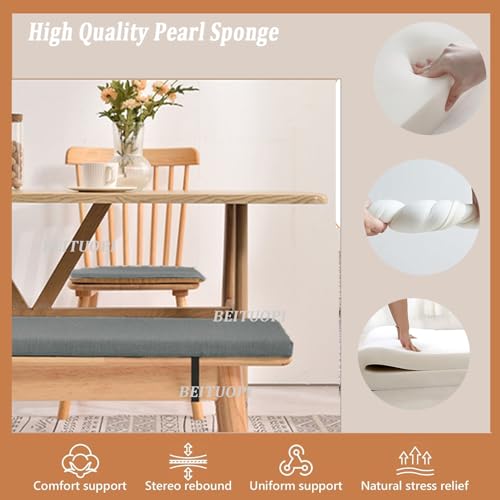 Coussin de banc imperméable contre les assises dures et humides de terrasse - 7