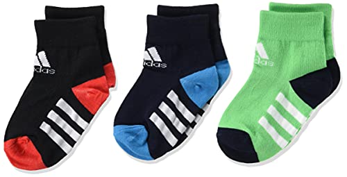 アンクル ソックス 3足組 GOT21 ボーイズ ブラック/スクリーミンググリーン/レジェンドインク S