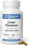 Preferred Nutrition Liver Cleanse Milk Thistle 120 Capsules | Detox Formula, Artichoke Powder, Turmeric & Dandelion Extracts, Supports a Healthy Liver, Canadian Made!
