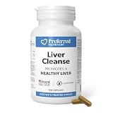Preferred Nutrition Liver Cleanse & Detox Formula - 120 Capsules - Milk Thistle, Artichoke Powder, Turmeric & Dandelion Extracts, Supports a Healthy Liver, Canadian Made!