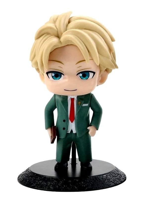 Blue Aura Anime Action Figure Height -9CM -10CM Multicolour PVC Material for Anime Fans | Spy Set A Loid Standing