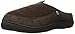 Isotoner Men's Slub Knit Nathan Hoodback Slippers