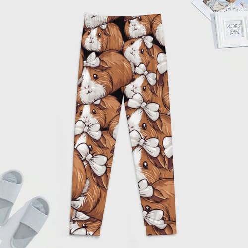 Cute Guinea Pigs with Bow Men's Pajama Bottoms Sleep Lounge Soft Comfy Pants Sleepwear4