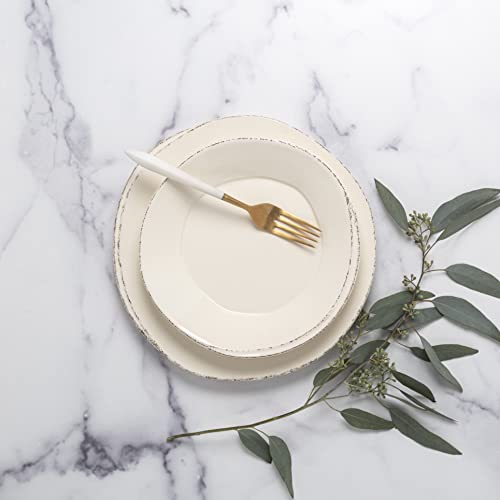 Vietri Italian Lastra Collection Dinnerware Sets (Linen, 4-Piece Place Setting) #TOP6