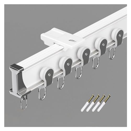 Riel para puerta corrediza de montaje en techo ajustable, de 23 pies 2