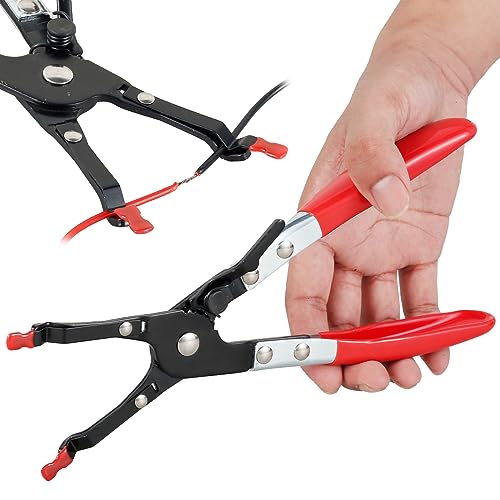 Pinza saldatrice per auto, 24,5 cm, in metallo con manico antiscivolo, pinza per saldatura a filo multifunzione, per lavori di saldatura, elettrico e saldatura, strumento di riparazione per la
