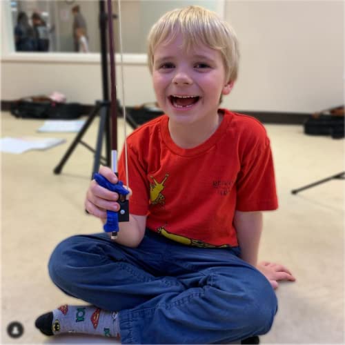 Original Bow Buddy Sparkly Pink 2-Piece Set: Things 4 Strings Bow Hold Buddies Violin/Viola Teaching Aid Accessory #TOP7