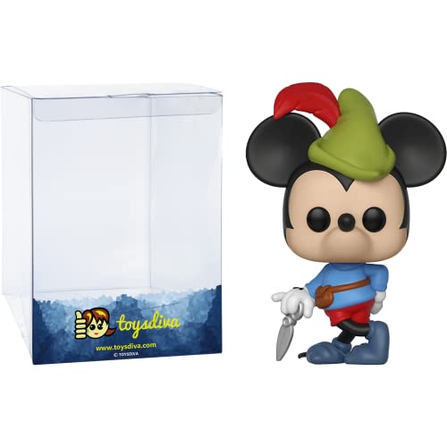 Brave Little Tailor: P O P ! Vinyl Figurine Bundle With 1 Compatible 'Toysdiva' Graphic Protector (429 - 32189 - B)