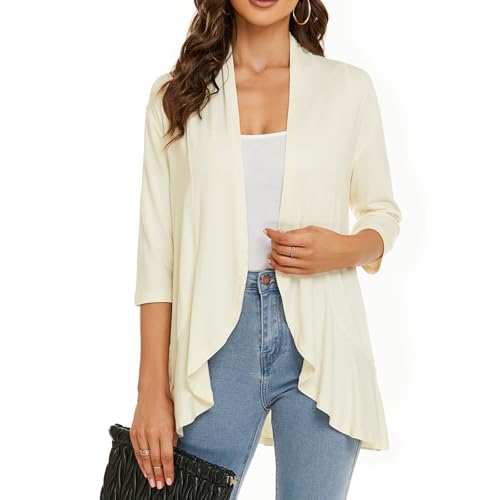 apparel best cream cardigan