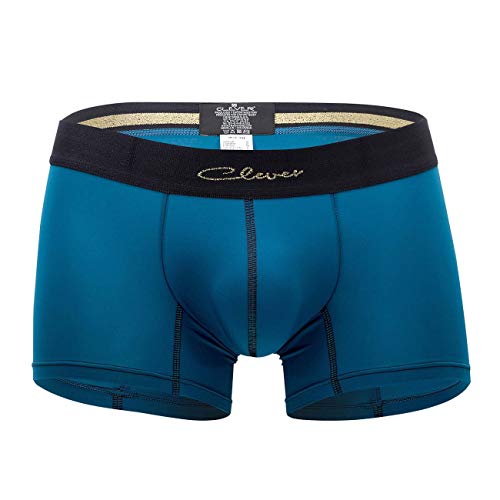 Clever Moda Boxer Short Respect Vert sous-vêtements pour Hommes, Ta.M