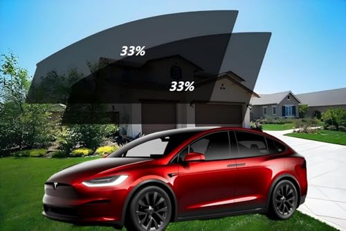 Detachable car Side Window tinting UV Protection Sun Protection Privacy Snow Blindness Light Transmission 33% (2019-2025 Model Y Front)