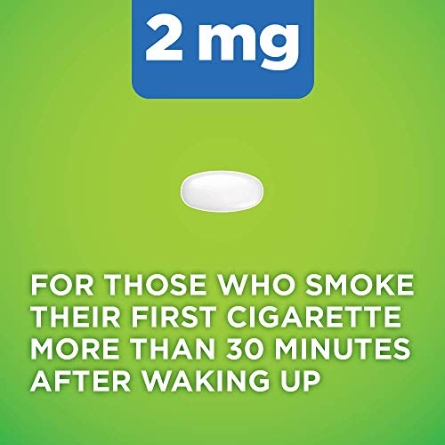 Image of Amazon Basic Care Mini Nicotine Polacrilex Lozenge, 2 mg, Citrus Flavor, Stop Smoking Aid, Smoking Cessation, Reduces Withdrawal Symptoms and Nicotine Cravings, 81 Count (Pack of 12)