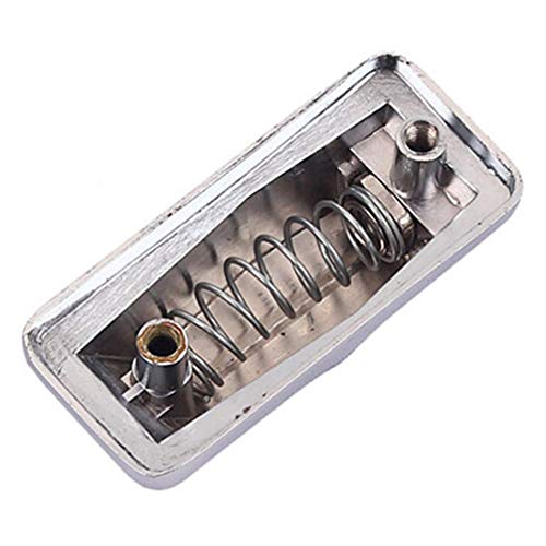image for EXCEART 5 pcs Single End Drum Lugs Silver Metal Rectangle Drum Lug Met