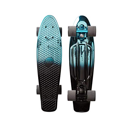 Fantastic Deal! Penny 22 Cruiser Skateboard - Blue Black Metallic Fade 22