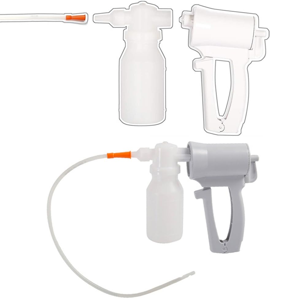 Pompe d'aspiration manuelle, portable, pompe d'aspiration de mucus, pompe de sauvetage de voyage en plein air, pompe d'aspiration manuelle pour éjecter les patients asthmatiques