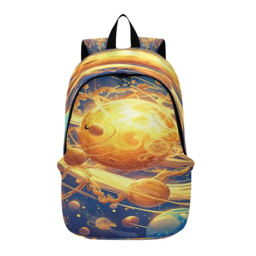 Sac à dos randonnée soleil doré idéal pour les sorties outdoor et le voyage