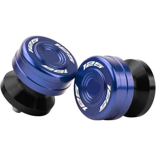 Carretes basculantes M8 para evitar caídas al elevar la suspensión trasera de Ninja 125