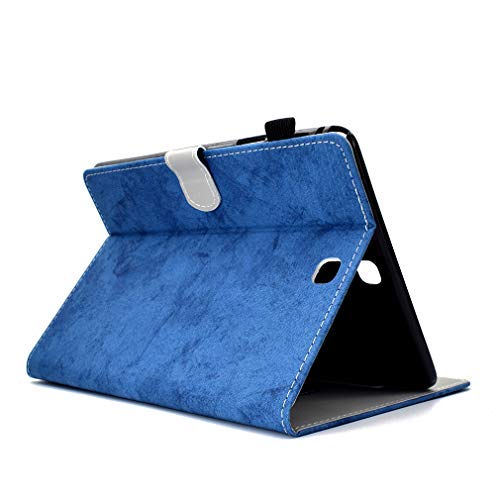 LMFULM® Tablet Étui pour Samsung Galaxy Tab A/SM-T550 / T555 (9,7 Pouces) PU Cuir Ultra Mince Sommeil/Réveil Couverture Magnétique Housse Stent Fonction Flip Cuir Bleu – vue 5