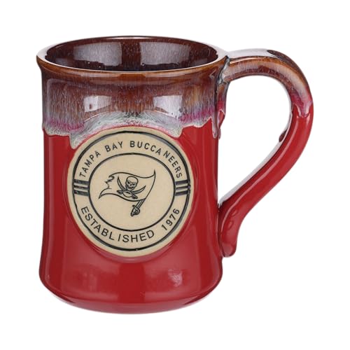 The Memory Company Officially Licensed 20oz 3D Hand Sculpted Mug, Tampa Bay Buccaneers