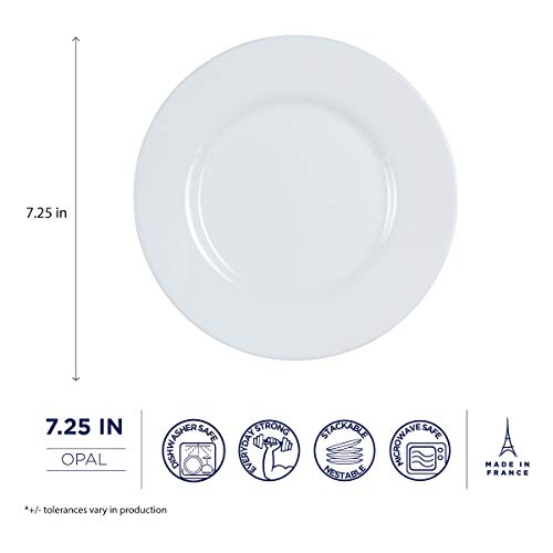 Luminarc Everyday 7.25 Inch Dessert Plate, Set Of 6 #TOP4