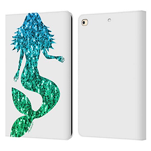 Housse cuir iPad 9.7 sirène scintillante avec support et rangements PLdesign