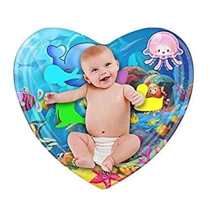 Image of Heart Shape Baby Inflatable Patted Water Play Pad Cushion for Kids