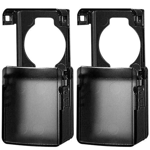 スライド式ドア鍵カバー 2個セット 穴あけ不要の両面テープで簡単設置 玄関ドア 開け 防止 サムターンカバー 徘徊防止 玄関ドアロック内側 家の防犯対策 玄関 アンチロック 保護カバー 安全対策 セーフティーグッズ Twisty Chronicles (ブ